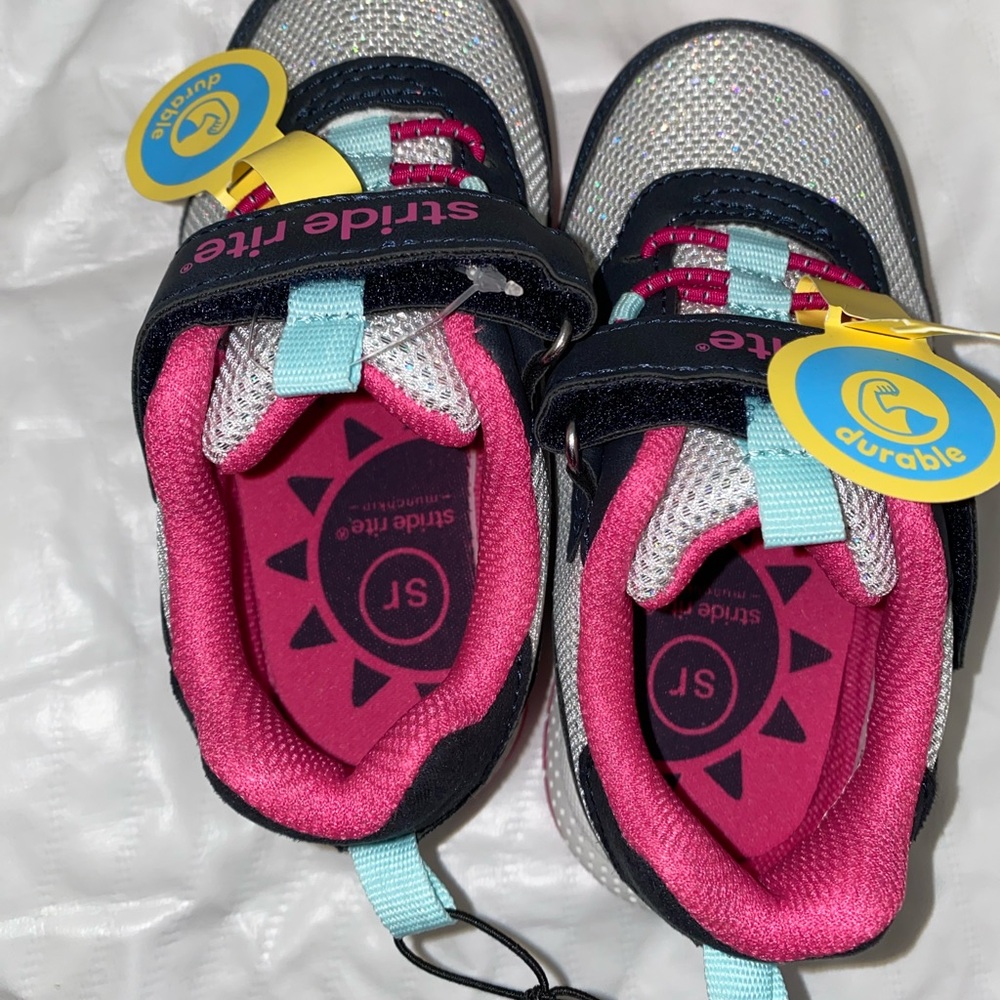 Stride Rite Kids' Pink and Blue Sneakers
